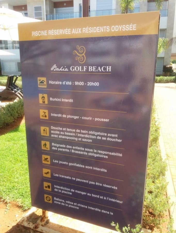 Bahia Golf Beach-Odyssee-Appartement Bouznika Exterior foto